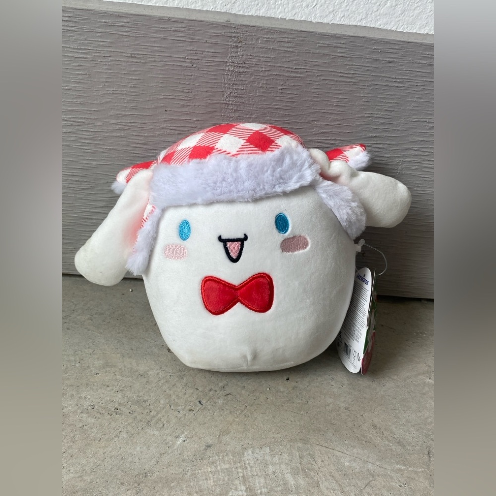 Squishmallows Sanrio Cinnamoroll Christmas 6.5” Plush